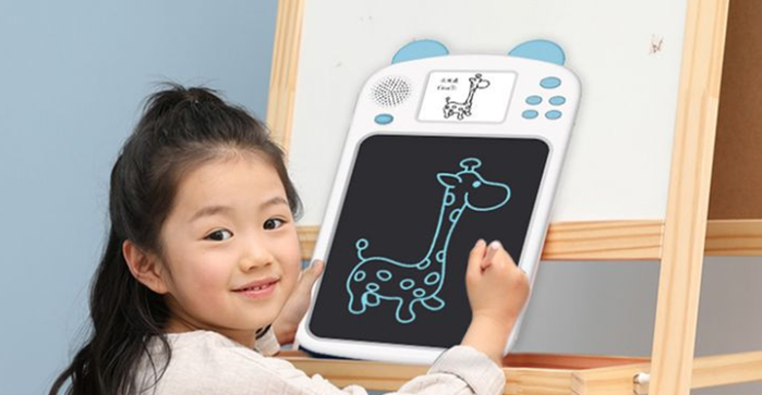 寶寶新玩具！帶簡(jiǎn)筆畫視頻的液晶手寫板，寶寶跟著學(xué)畫畫